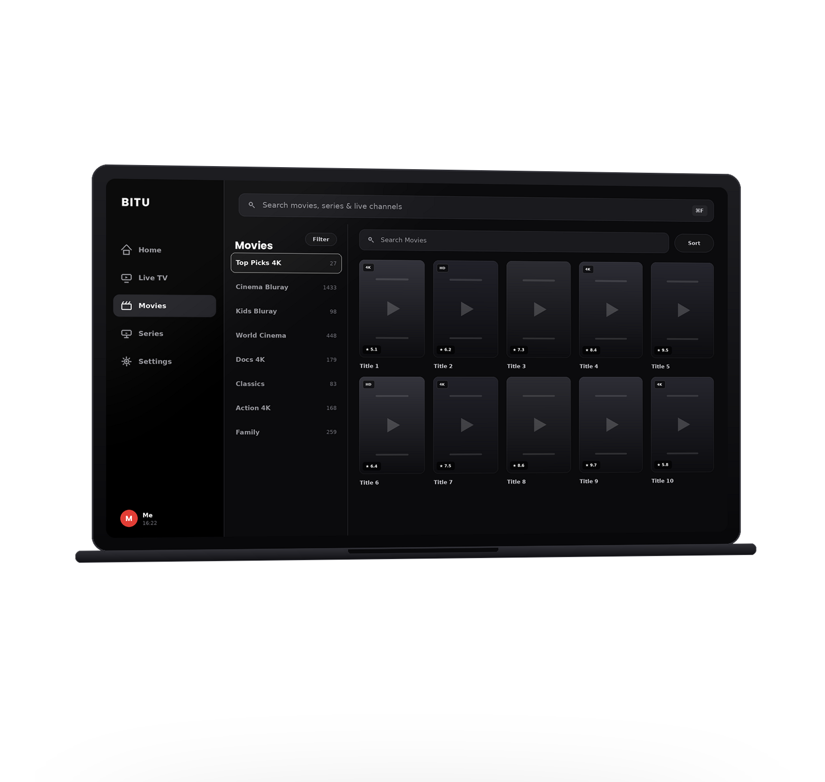 BITU movies on macOS